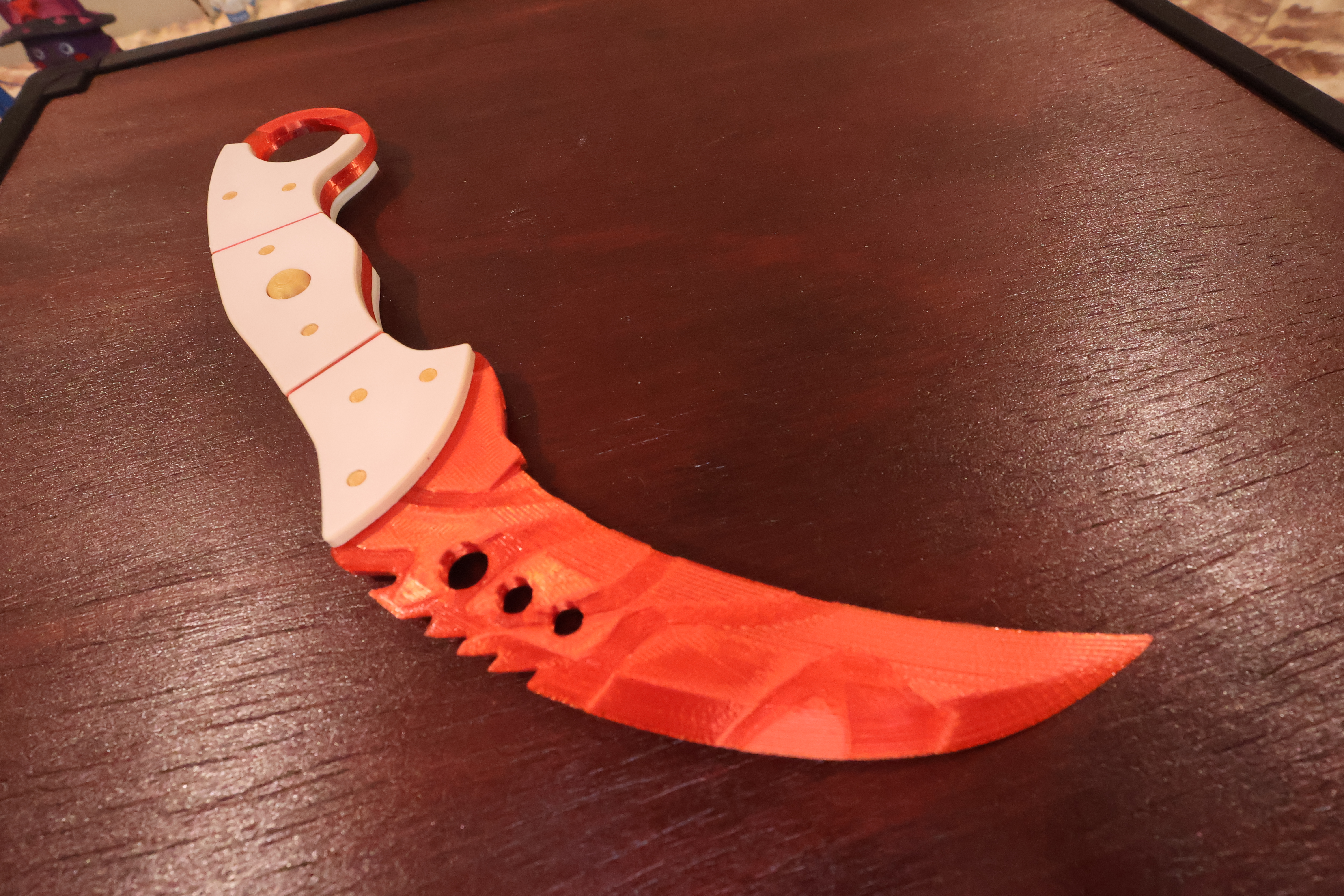 3D printed CS2 Talon knife replica