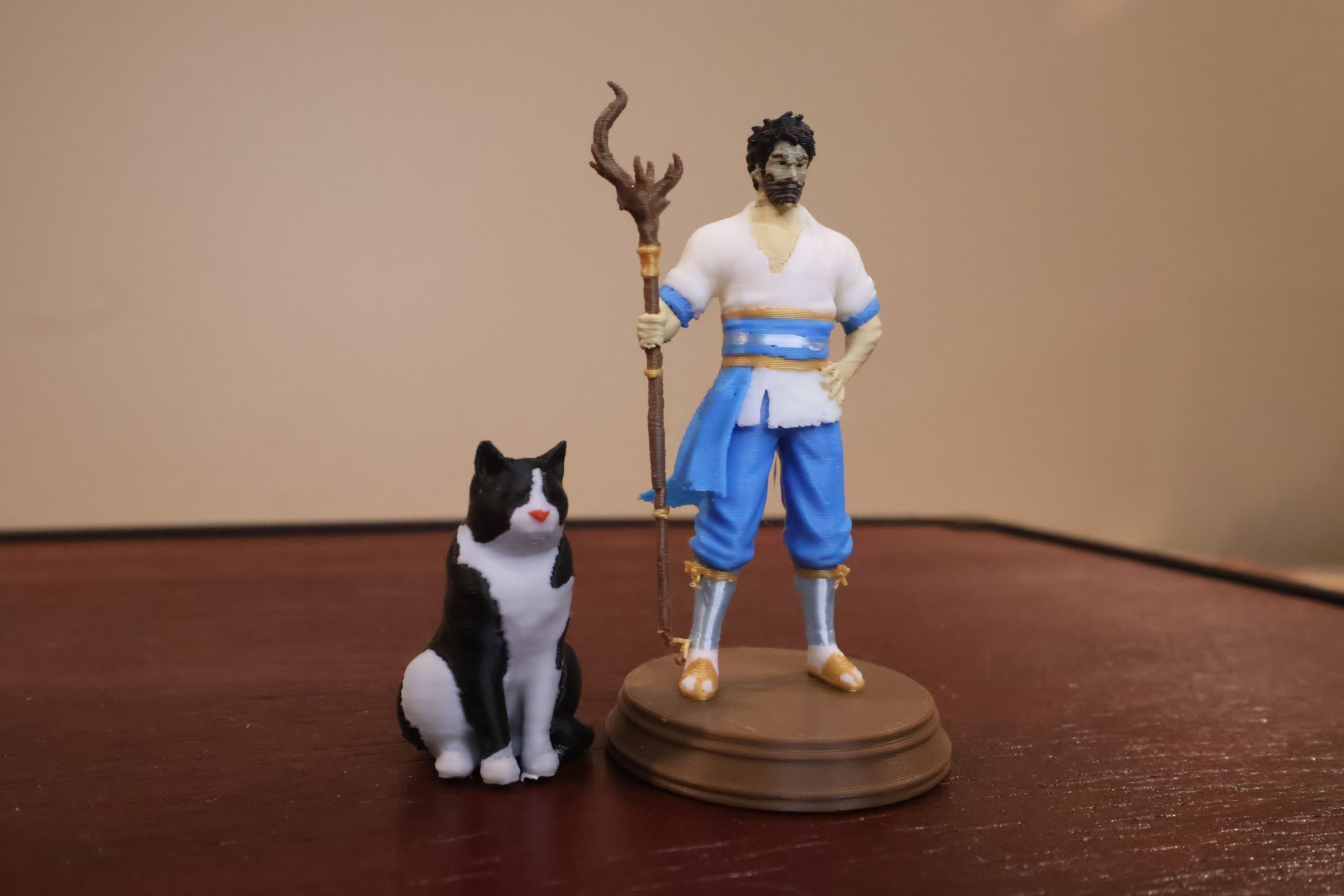 DIY kit custom figurine — unpainted, hand-sculpted, ready to paint