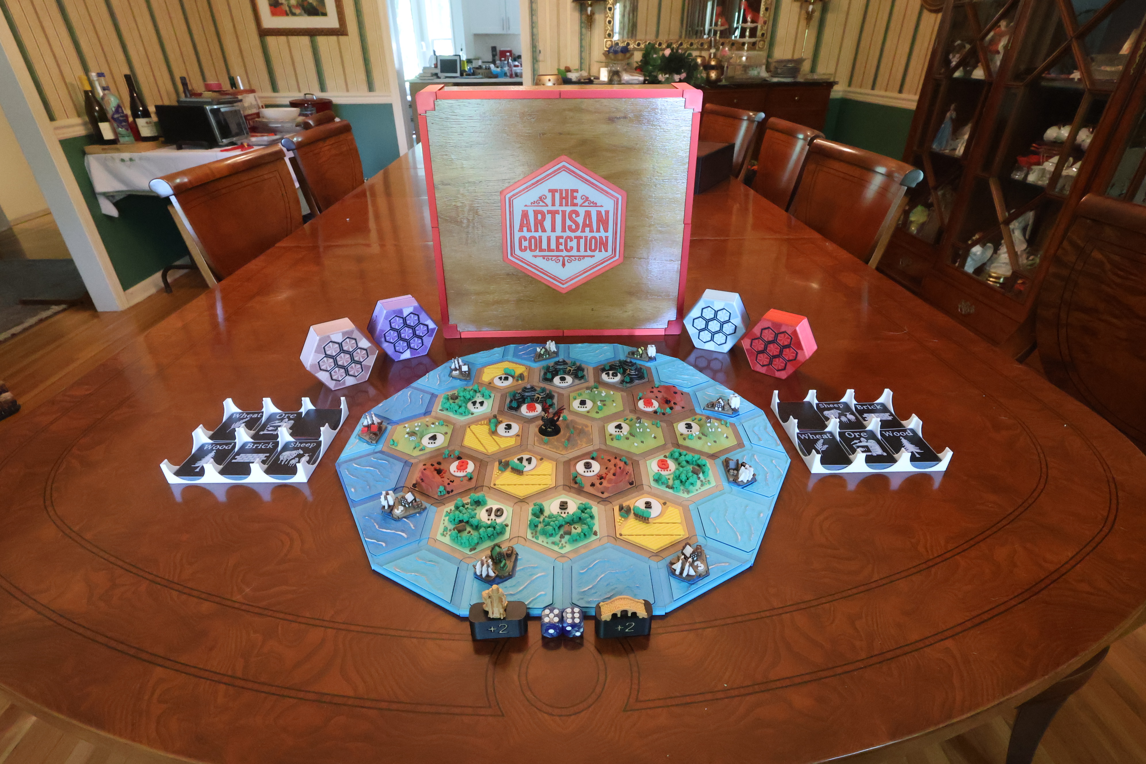 Hero tier Catan Artisan set with discounted upgrades