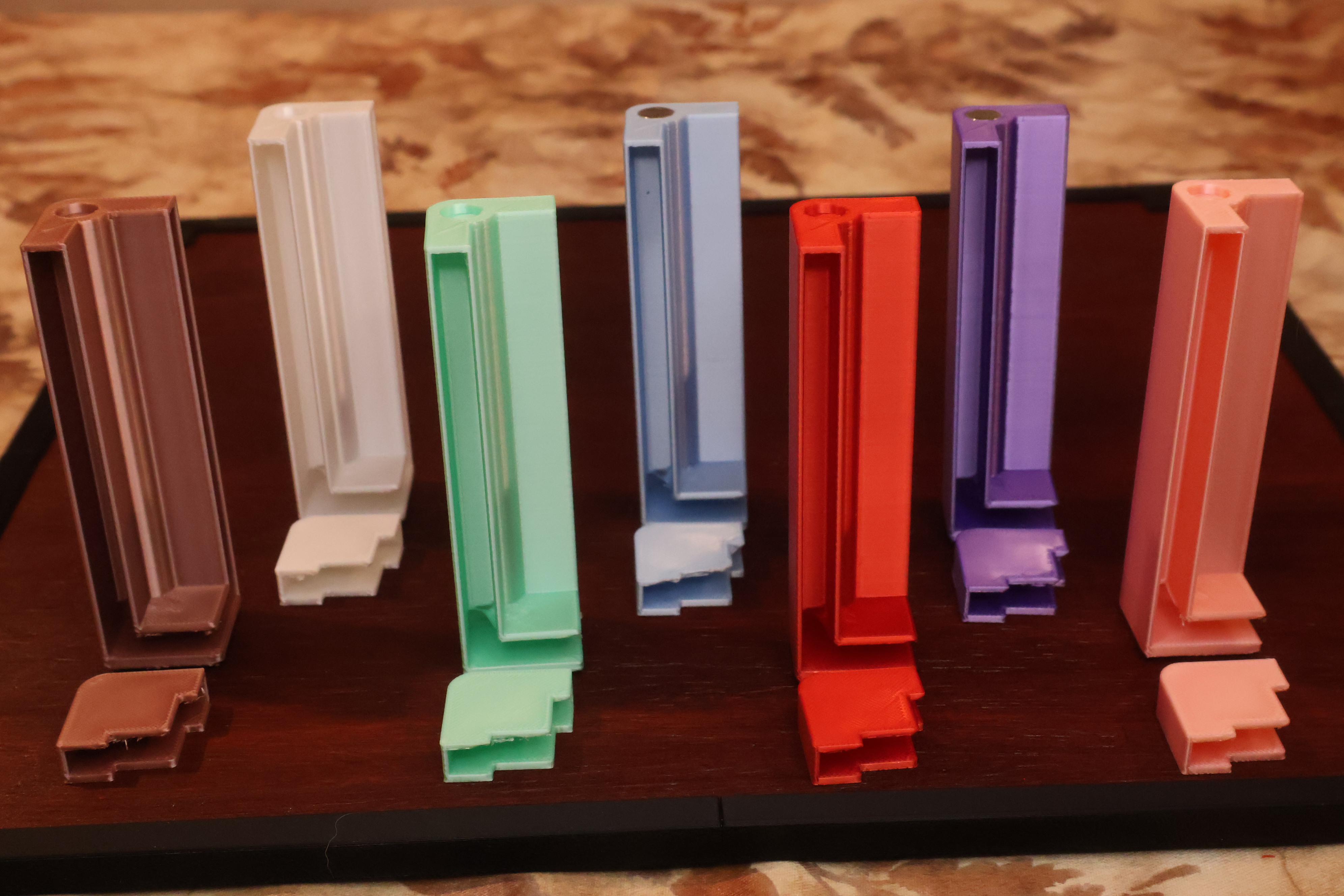 Hand-crafted wooden Catan Artisan box with premium shimmering Silk+ trim